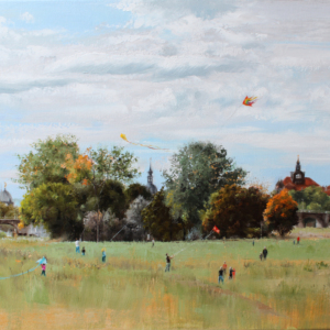 Autumn on the banks of the Elbe