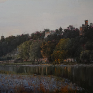The last light of the day (60 x 80 cm)